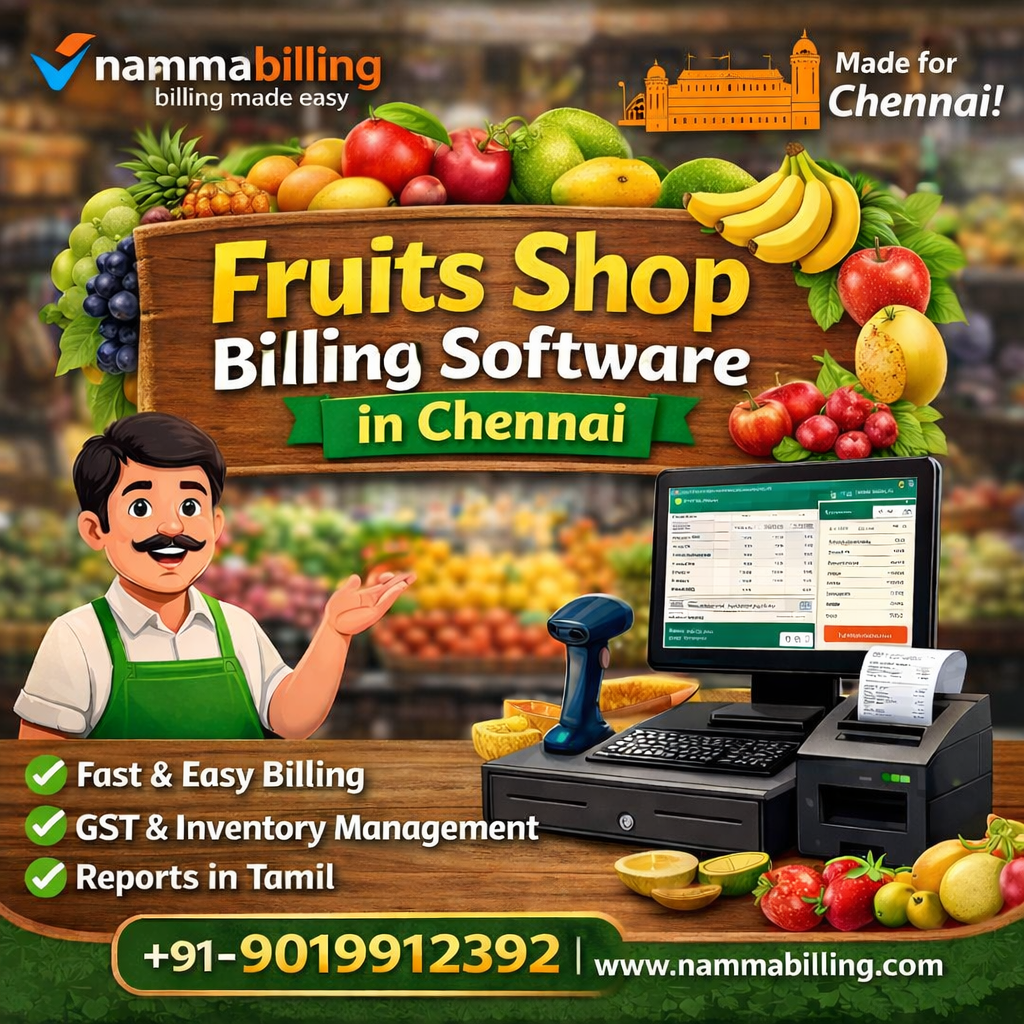 Fruits Shop Billing Software in Chennai